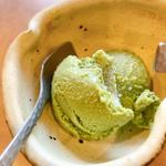 抹茶の精進アイス