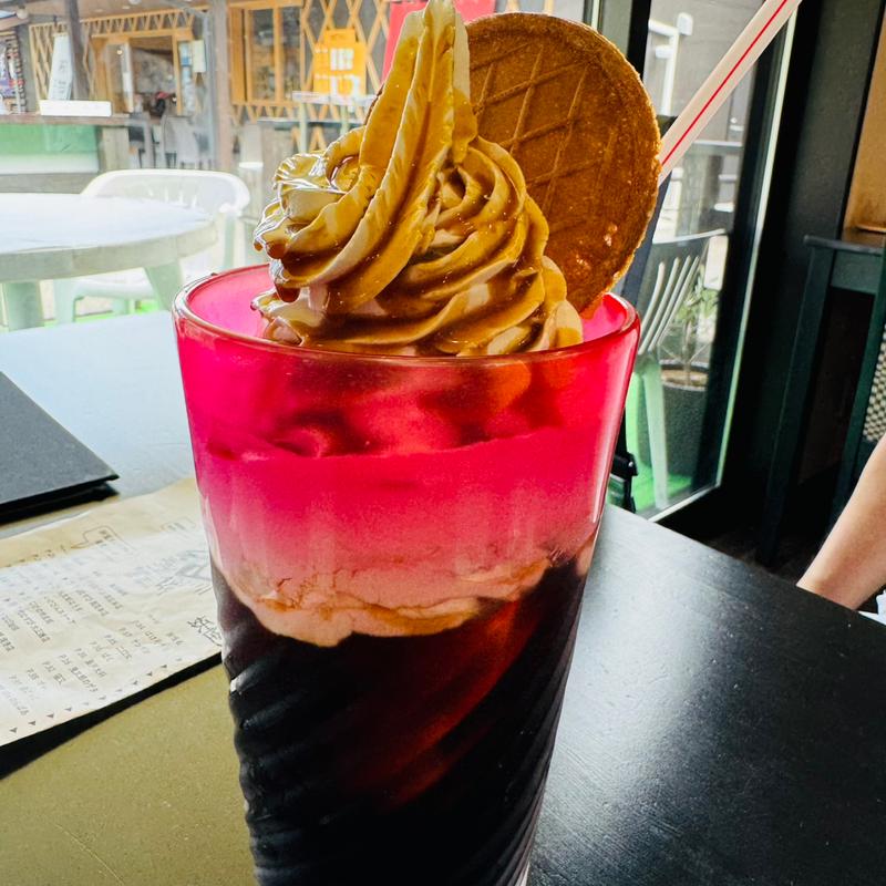 キャラメルコーヒーコールド(すなば珈琲 境港店)