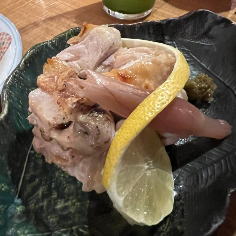 鶏もも肉焼き 柚子胡椒(益庵)