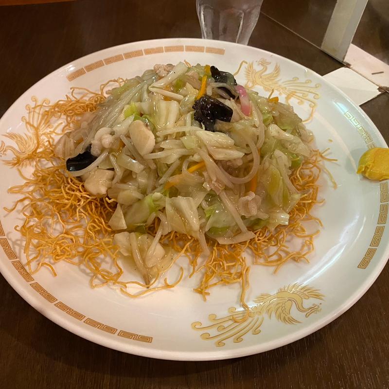 長崎皿うどん(中華料理 六明閣)