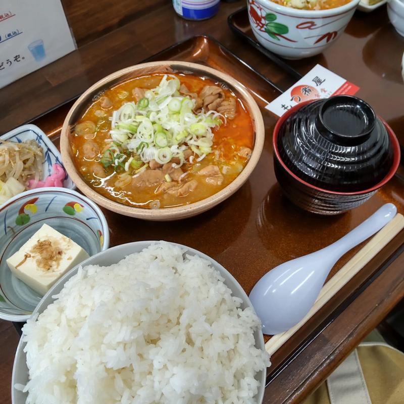 もつ煮定食【おかず大盛】(もつ煮屋 日の出食堂 )