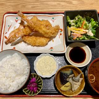 車海老フライ定食(さんびょうし 錦店)