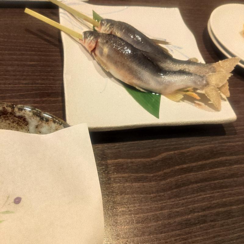 鮎の塩焼き(瀬音・湯音の宿　浮羽 )