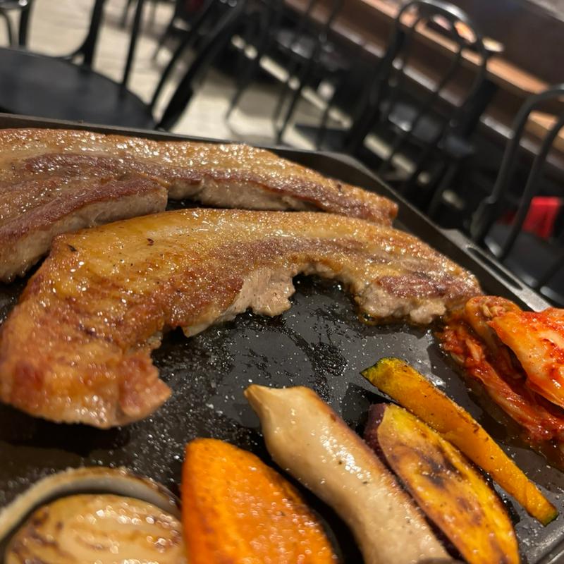 特選厚切りサムギョプサルセット(韓国伝統料理 ハヌリ池袋店)