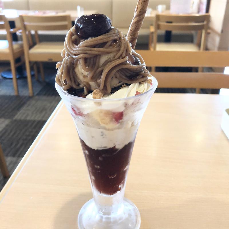 モンブランパフェ(ジョイフル結城店 （Joyfull）)