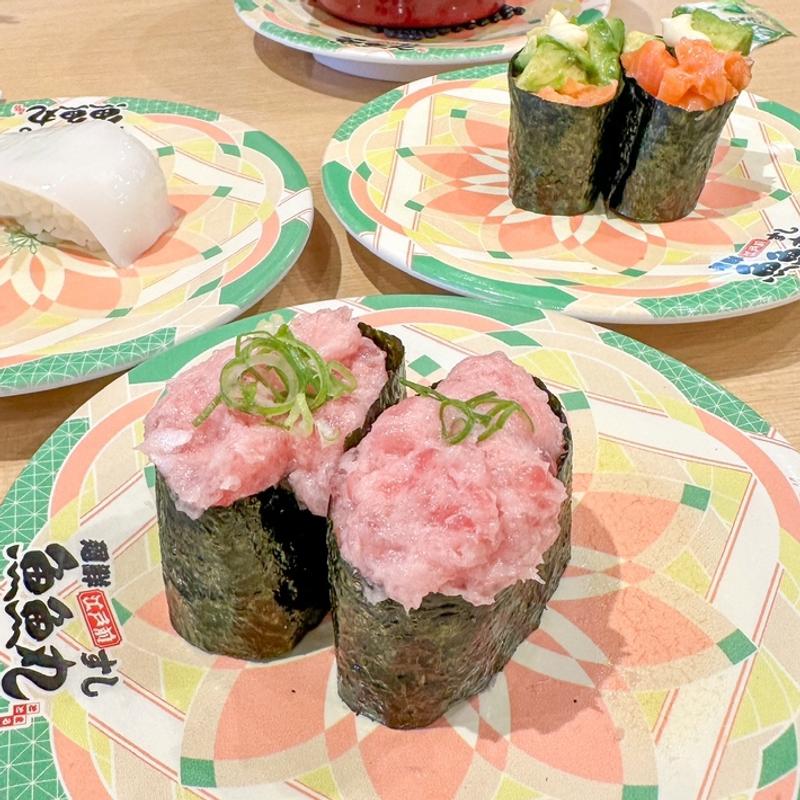 ねぎとろ軍艦(魚魚丸 浜松森田店)