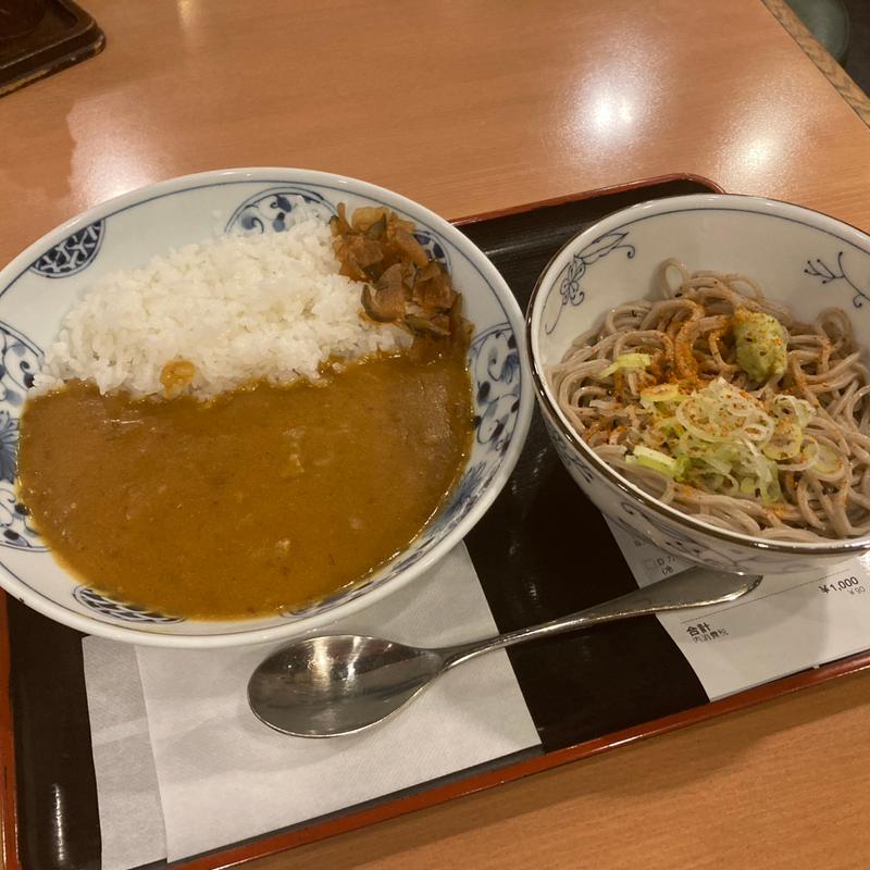 新宿カレーと蕎麦セット(笹陣 お茶の水店)
