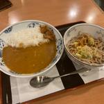 新宿カレーと蕎麦セット