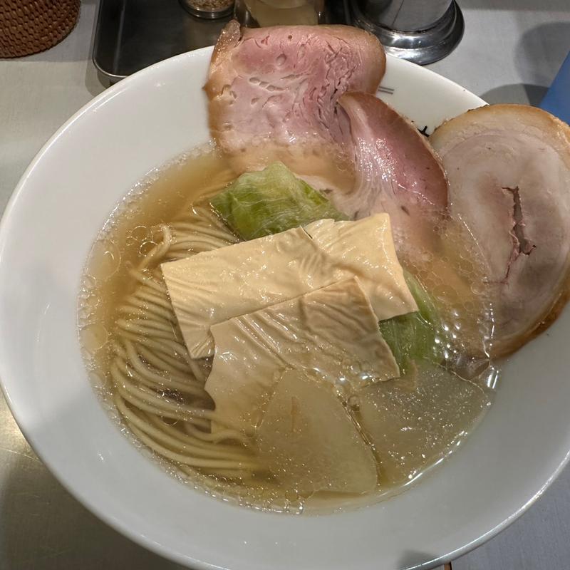 鯛と大和しじみの潮蕎麦(中華蕎麦 瑞山)