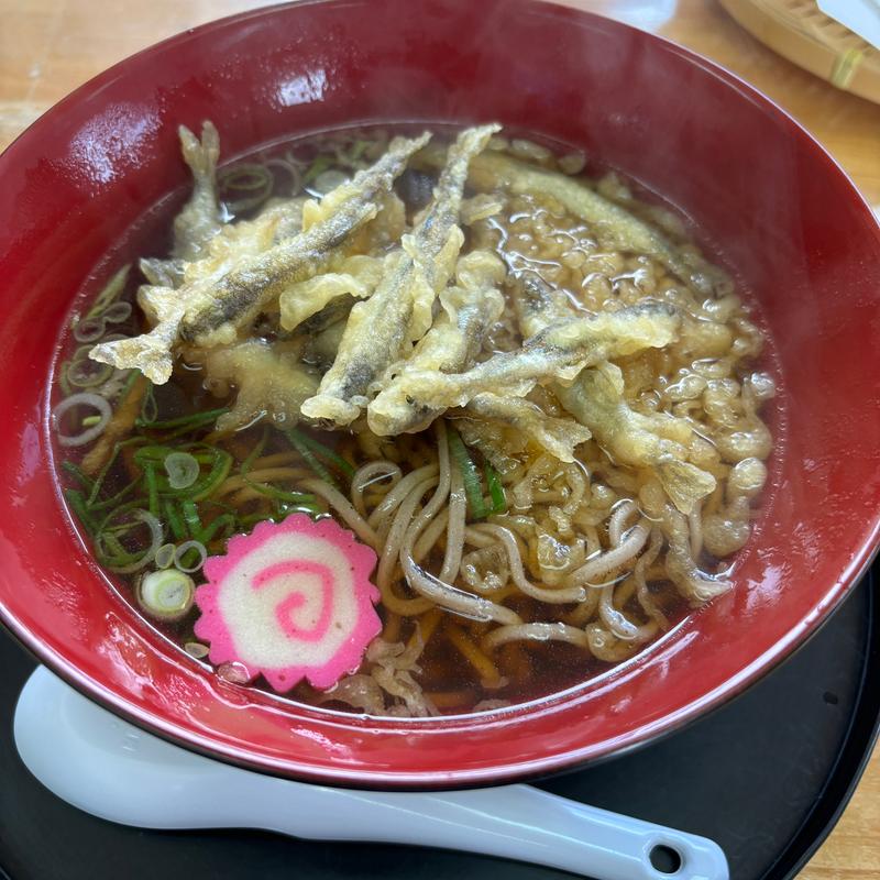 わかさぎ天そば(海兵)