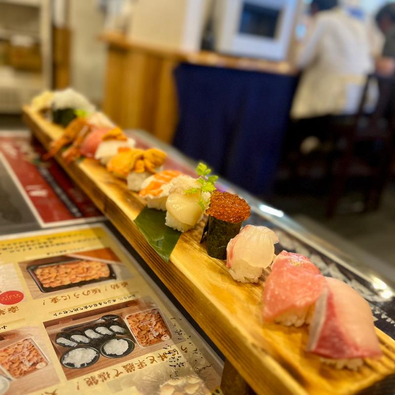 特上握り！15種丸太盛り(裕太朗寿し)