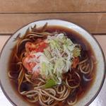 紅生姜天そば