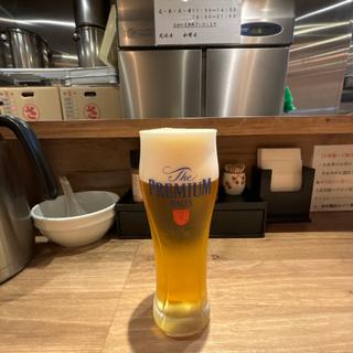 生ビール(サントリー)プレミアムモルツ(中華soba いそべ)