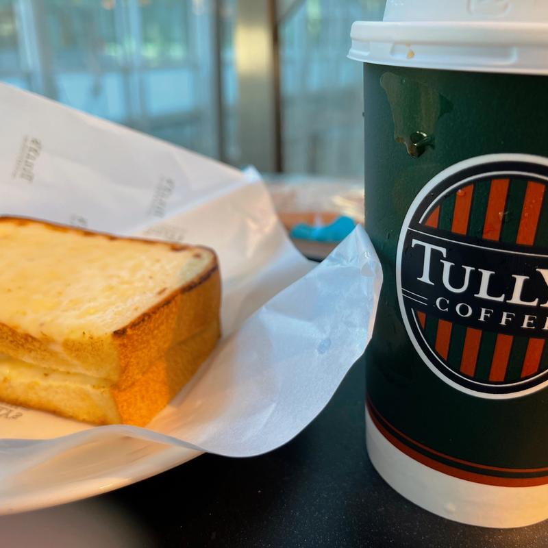 モーニングセット　クロックムッシュ(タリーズコーヒー 羽田空港第3ターミナル店)