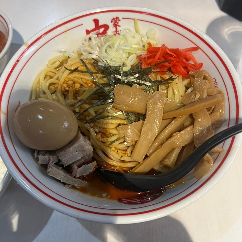 冷し麺にんにく味噌(蒙古タンメン中本 御徒町店)