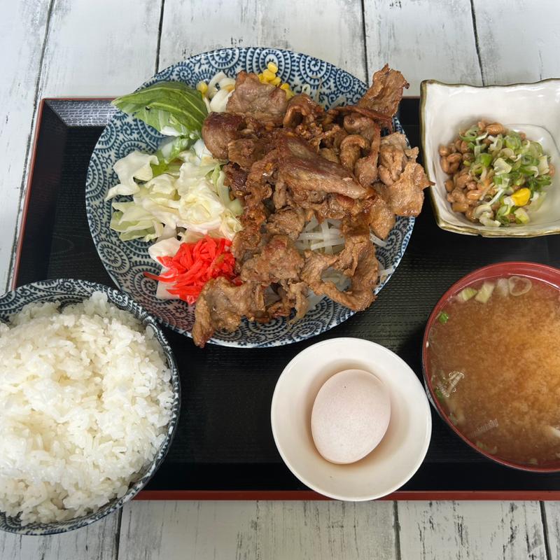 焼き肉定食(男前☆飛雄馬 総本店 （おとこまえ☆ひゅうま）)