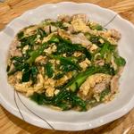 ニラ玉子肉炒め定食