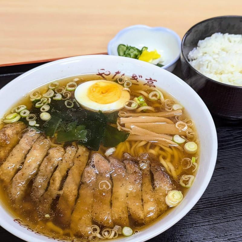 やなぎ麺 半ライス(やなぎ亭 )