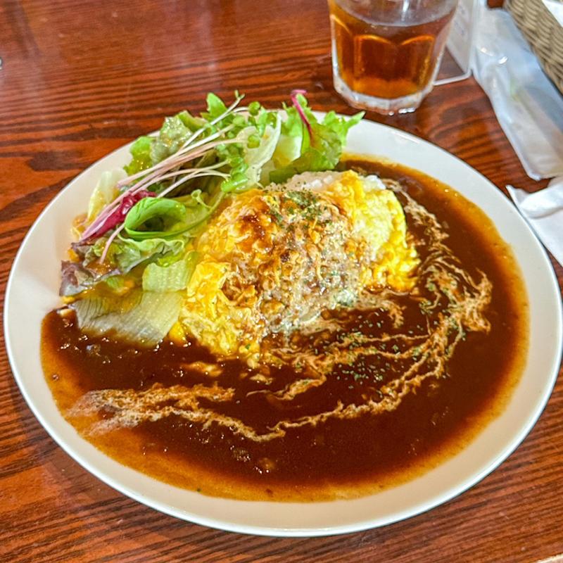 六甲山やまみつオムカレー(グラニットカフェ)