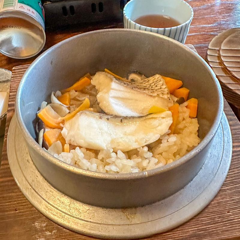いっぷくコース 鯛釜(くつろぎ家)