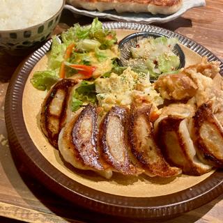 餃子プレートランチ(大阪王 鶴橋店)