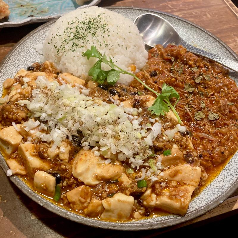 王の麻婆カレー(大阪王 鶴橋店)