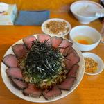 冷たい肉そば 大盛