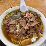 馬肉ラーメン大盛り+肉増し(大衆食堂 )