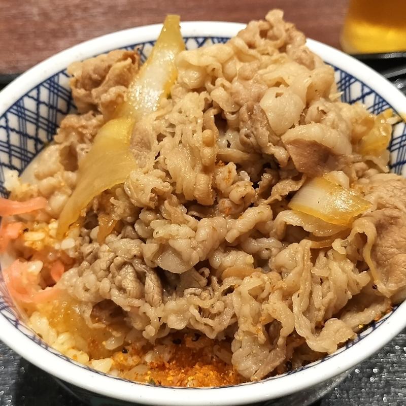 牛丼 特盛(吉野家 五反田駅前店)