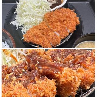 味噌ロースかつ定食・ごはん小(松のや 新橋店)