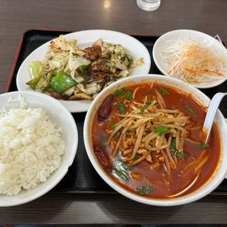 回鍋肉と四川ラーメン(福園)