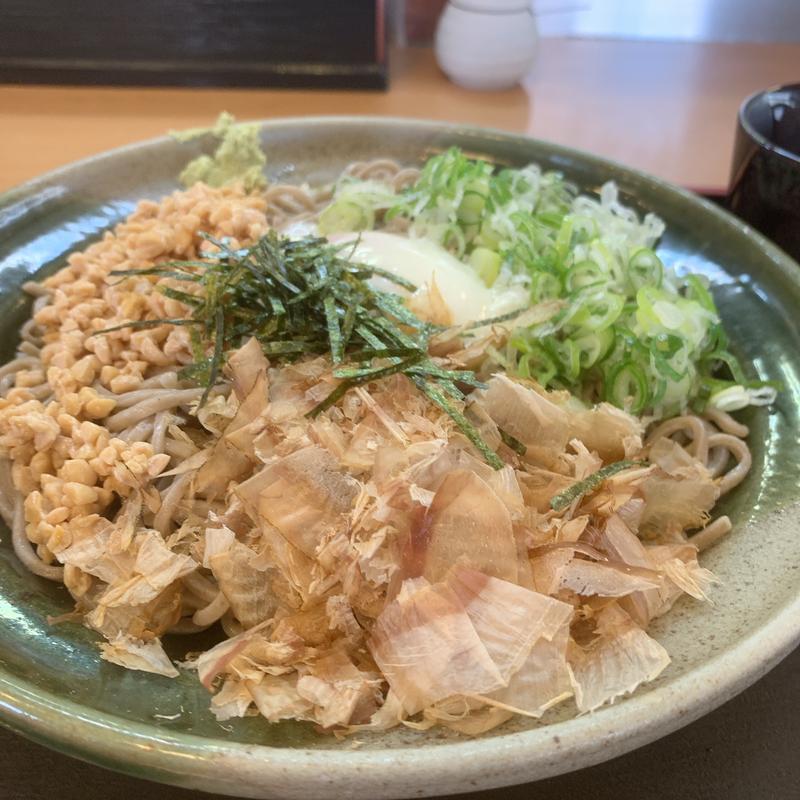 納豆そば(長住うどん)