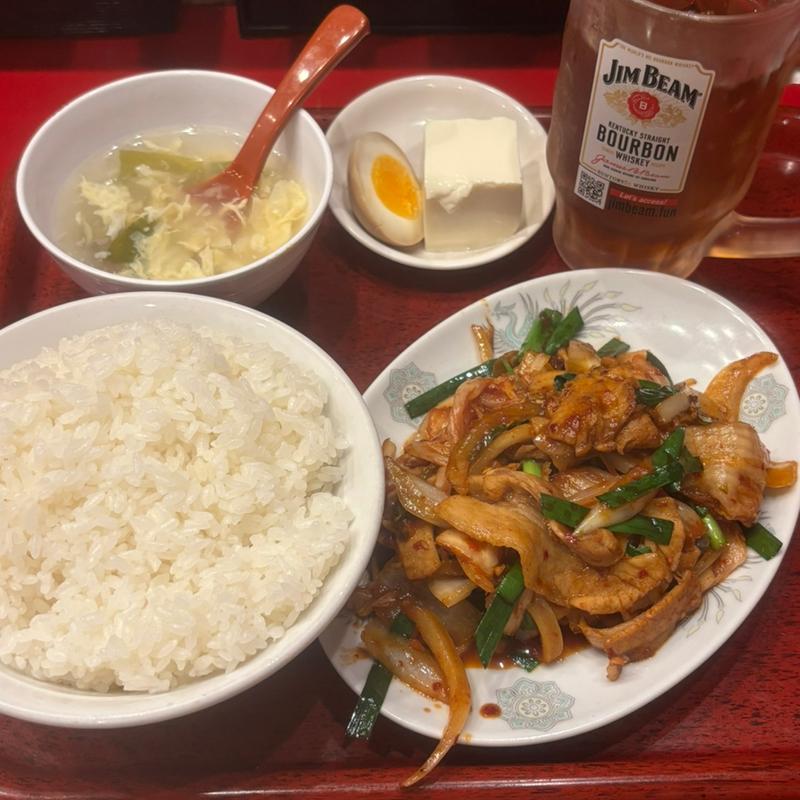 Bランチ(豚キムチ定食)(中華食堂一番館 西武新宿駅前店)
