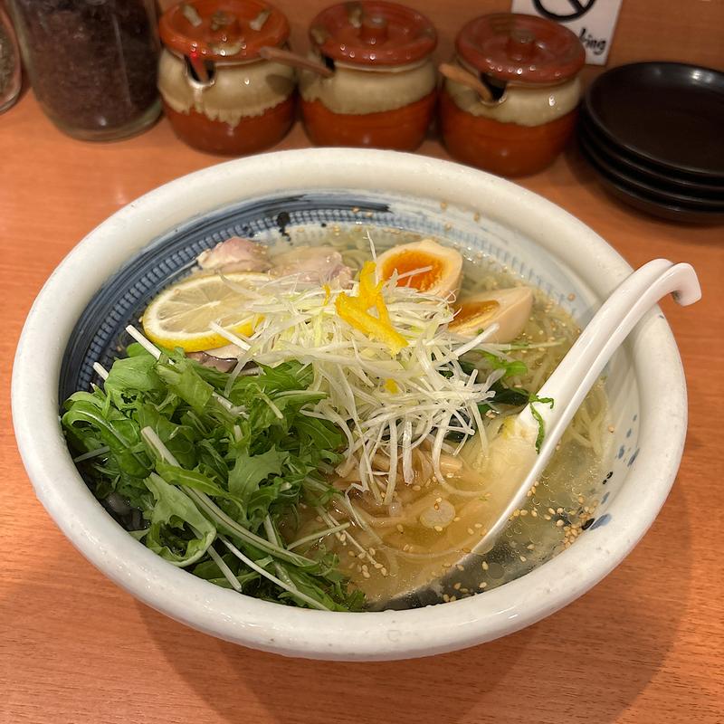 冷やしらーめん(俺流塩ラーメン  渋谷公園通り店)