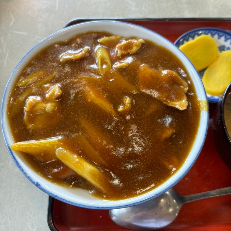 カレー丼(生蕎麦大むら)