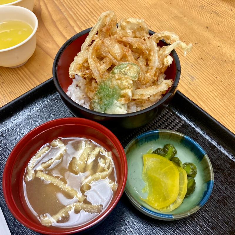 かき揚げ丼（ミニ丼）(梵天の湯 )
