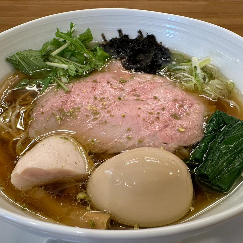 山椒白醤油そば(中華そば きなり)