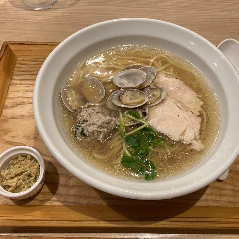 貝出汁塩ラーメン(らーめん普通)