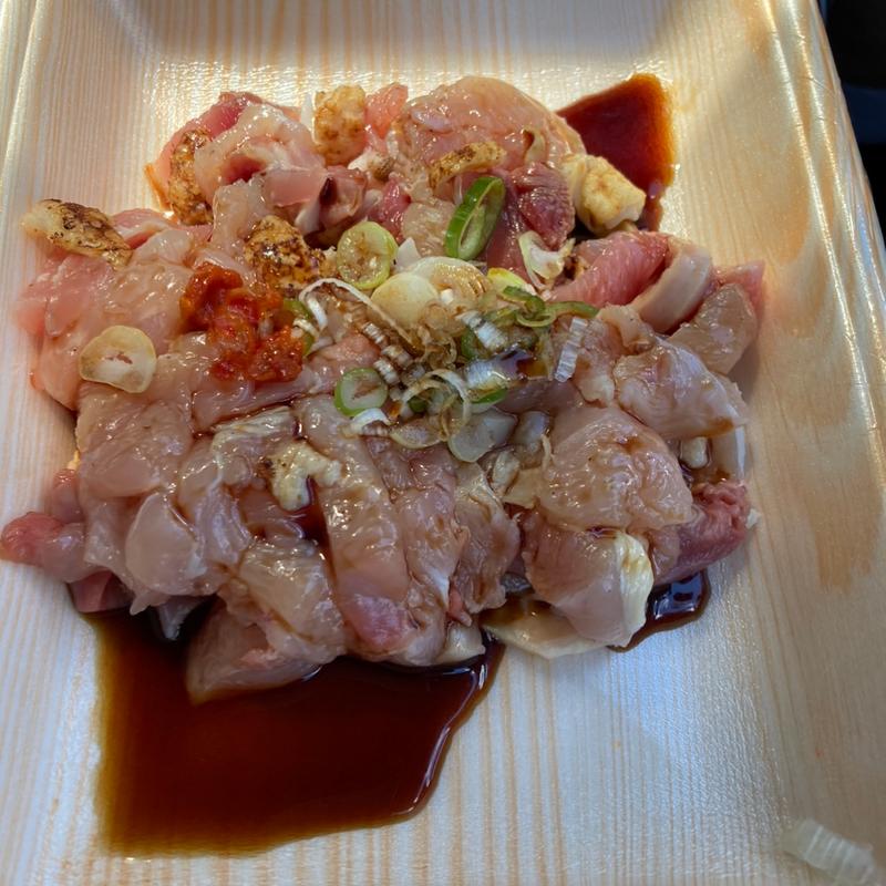 地鶏刺し(竹やぶ 玖珠本店 )