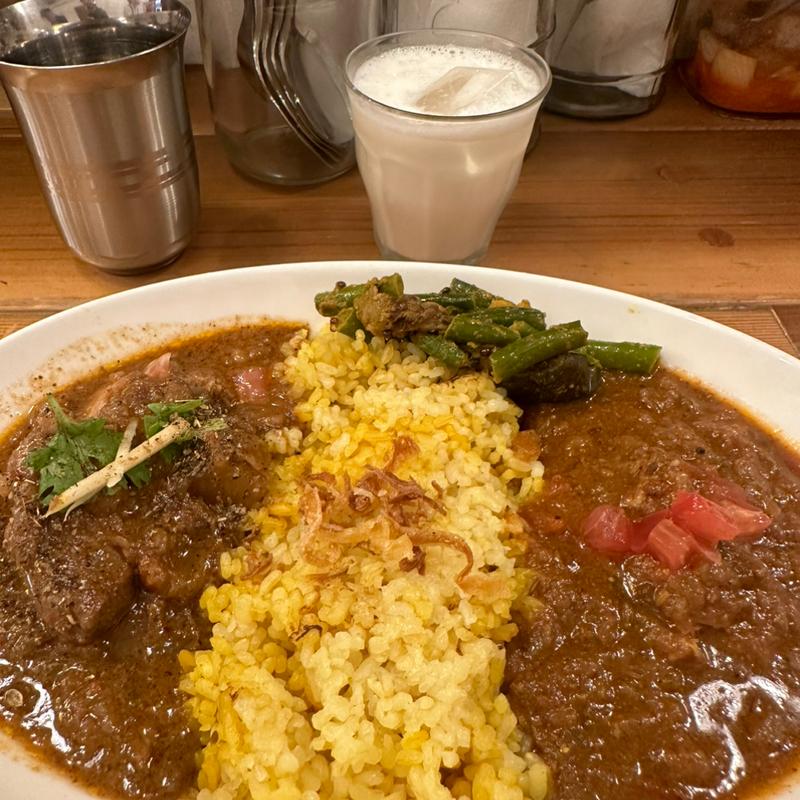 ランチタイムダブルカリー(レインボウスパイス)