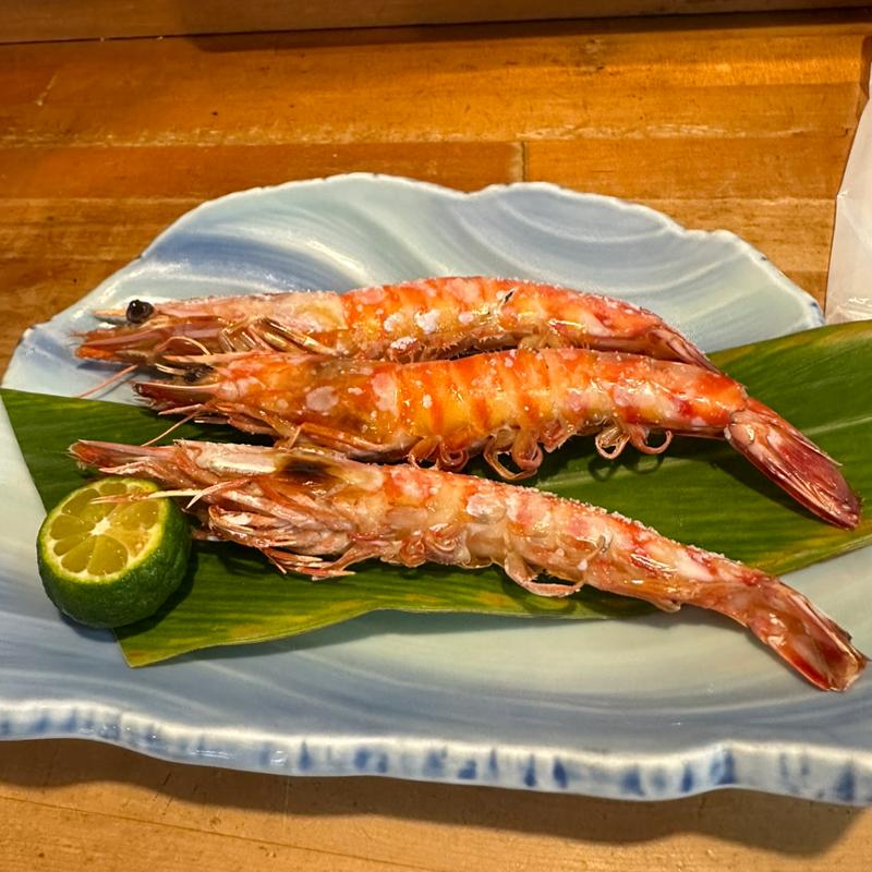 車海老の塩焼き(海鮮味処 亀吉 （かせんあじどころ かめよし）)