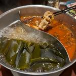 石垣牛アグー豚　しゃぶしゃぶ相盛り(沖縄肉酒場 轍)