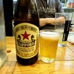 サッポロ赤星ラガー(大衆酒場 チャン栓チャン)