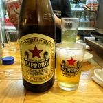 サッポロ赤星ラガー(大衆酒場 チャン栓チャン)