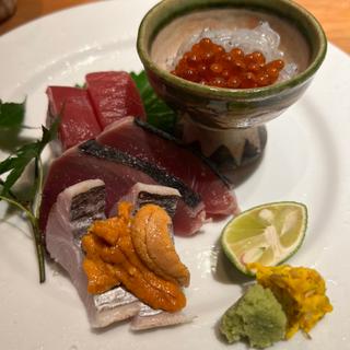 刺し身盛り合わせ(はまぐり料理 利他)
