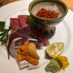 刺し身盛り合わせ(はまぐり料理 利他)