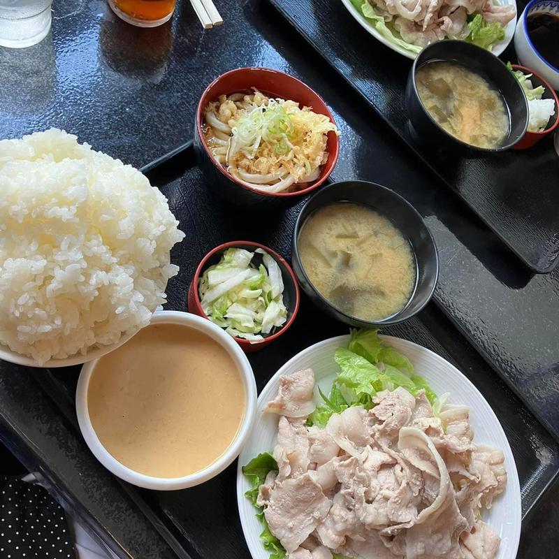 豚しゃぶしゃぶ定食 ゴマダレ(古都)