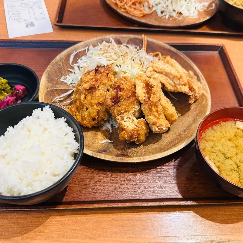あいもり定食A(元祖からあげ本舗 ヤマタケ 名張店)