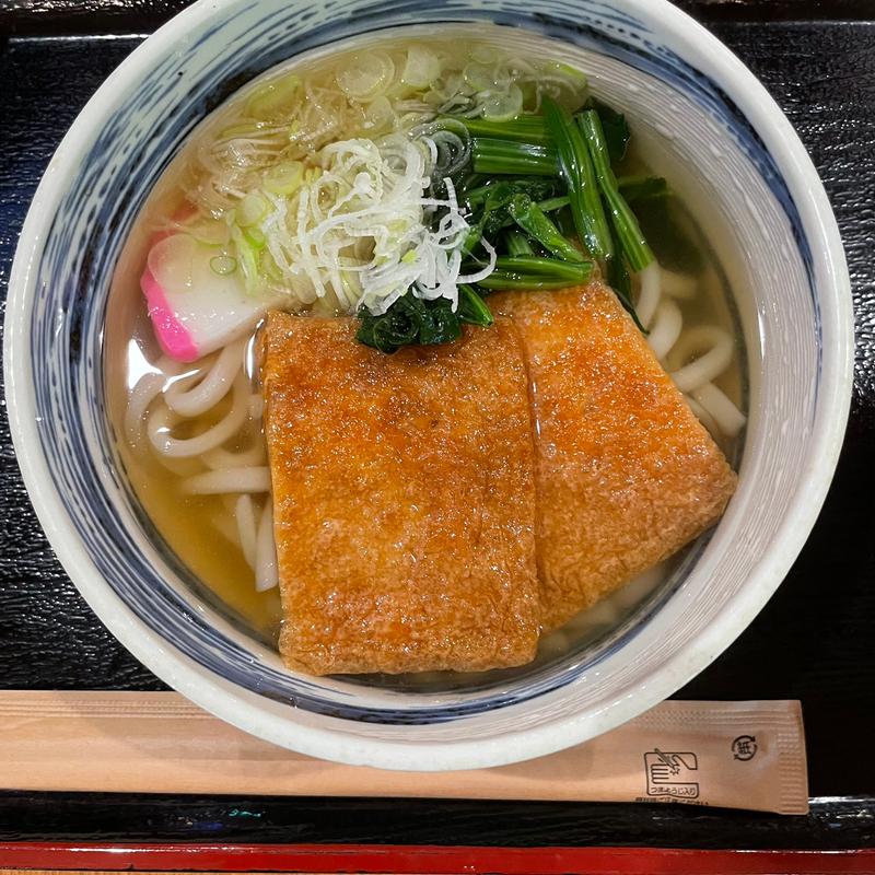 きつねうどん(林檎の湯屋おぶー )