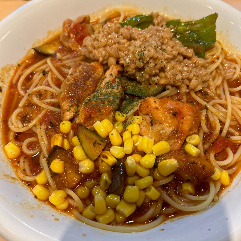 チキンのスープカレー納豆トッピング(チロリン村 南2条店)